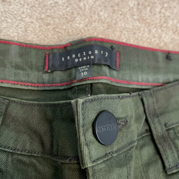 EUC - Sanctuary Denim Ace Utility Ankle Jeans in Camo - Size 30 - Picture 2 of 11